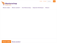 Tablet Screenshot of mentorschap.nl